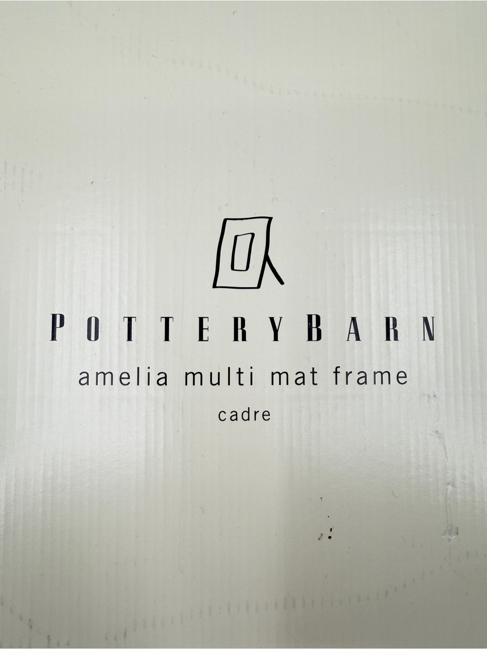 Pottery Barn Amelia Multi Mat Gallery Collage Photo Frame 4 4x4 Hanging Standing - Picture 12 of 16
